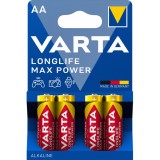 Baterie Varta Longlife Max Power 4706, AA / LR6, Set 4 bucati