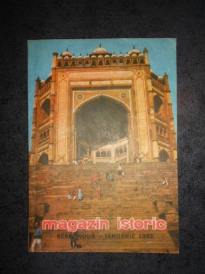REVISTA MAGAZIN ISTORIC (Ianuarie, 1991) foto