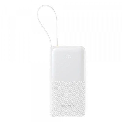 Baterie Externa Baseus Bipow 2, 10000mAh, 20W, 1 x USB-A - 2 x USB-C, Alba P10077101213-00 foto