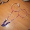 SET de 2 Rachete de badminton POWER si 1 fluturas, NOI