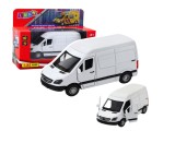 Masinuta metalica cu sistem pull back, efecte luminoase si sonora, set complet cu 3 baterii, AG 13, Lean 23185