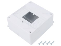 Carcasă modulară albă IP20 6 module