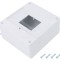 Carcasă modulară albă IP20 6 module