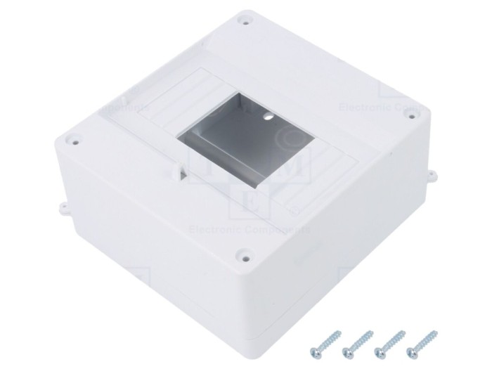 Carcasă modulară albă IP20 6 module