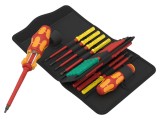 Set de şurubelniţe izolate de 1kVAC &icirc;n etui, 17 bucăţi