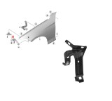 Suport aripa fata BMW Seria 3 (F30, 01.2012-12.2019 M-Pack, Seria 4/4 GC (F32/F33/F36/F82/83), 12.2013-2020, partea stanga,