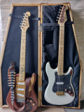 Case din lemn, executata manual, pentruchitara electrica pt. FENDER; IBANEZ.