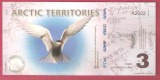 TERITORIUL ARCTIC 3 DOLLARS / 2011.