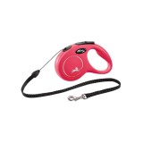 LESA PENTRU CAINI KERBL FLEXI CLASSIC CU FIR S 5M 12KG RED