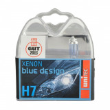 Set 2 Becuri Auto Xenon Blue H7 Unitec 77774