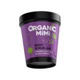 Scrub de corp tip gem cu aroma de masline si coacaze negre, 250g, Organic Mimi