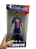 Figurina Mbappe PSG, Editie Speciala, 21cm, Minge Inclusa. Cadou Fan Paris Saint-Germain. Figurina Colectie Mbappe