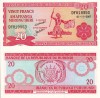 Burundi 20 Francs 2007 UNC Bancnota Africa Neutilizata