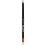 Essence 8h Matte Comfort dermatograf mat de buze cu ascutitoare culoare 04 Rosy Nude 0,3 g