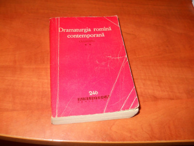 Dramaturgia romana contemporana - Culegere, vol. II, BPT rosu,1964 foto