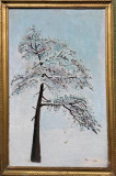 Cumpara ieftin Ion Popa-&quot;Iarna&quot;, pictură, datată 1975, Peisaje, Ulei, Impresionism