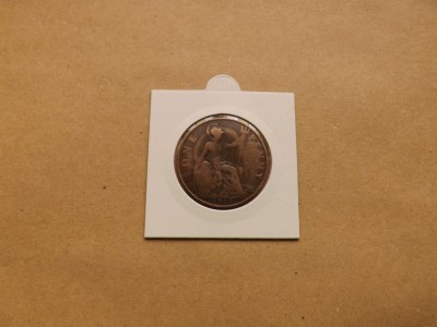 Marea Britanie / Anglia 1 Penny 1917 - C 1 ( defect de batere ) foto