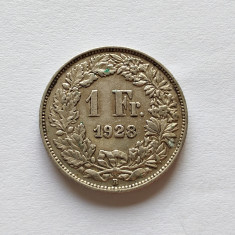 Elvetia - 1 Franc 1928- Argint