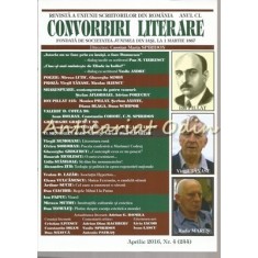 Convorbiri Literare - Anul CL, Aprilie 2016, Nr. 4(244)