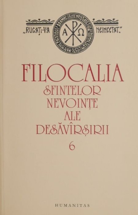 Filocalia sfintelor nevointe ale desavarsirii 6