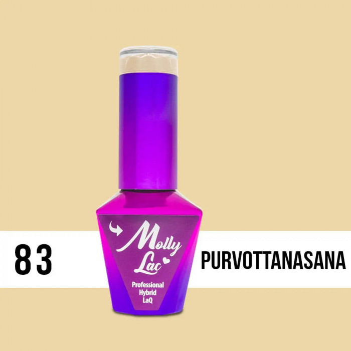 MOLLY LAC UV / LED gel gel Yoga - Purvottanasana 83, 10ml