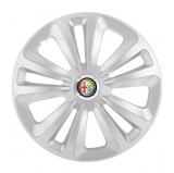 Cumpara ieftin Set 4 Capace Roti Autohelix MSA&reg;, potrivite jantelor de R16, pentru Alfa Romeo, model terra cromat