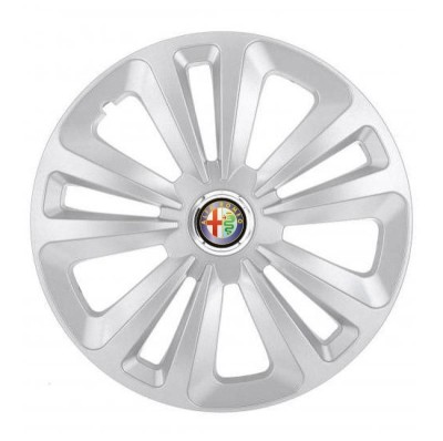 Set 4 Capace Roti Terra Gri R14, pentru Alfa Romeo foto