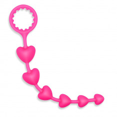 Bile Anale Picks, Silicon, Roz, 23 cm, Mokko Toys