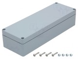 Carcasă universală aluminiu gri 125x362x81mm