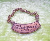 G984-I-Reclama veche mica BISQUIT bauturi VSOP alama stare buna 4/ 1,3 cm.