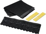 Plasă de ț&acirc;nțari Magic Klick 90 x 210 cm pentru uși, neagră cu &icirc;nchidere magnetică