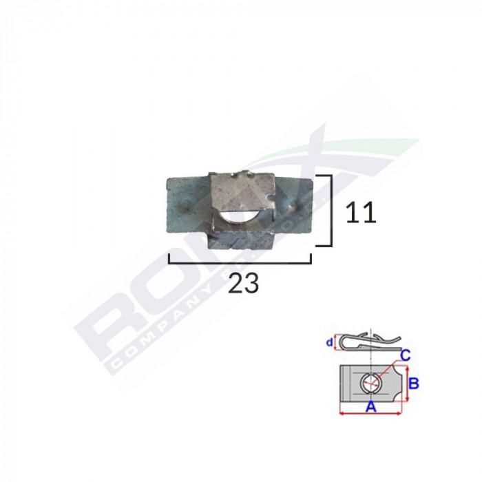 Clema Capac Motor Pentru Peugeot Set 5 Buc 134711 C30719-RMX