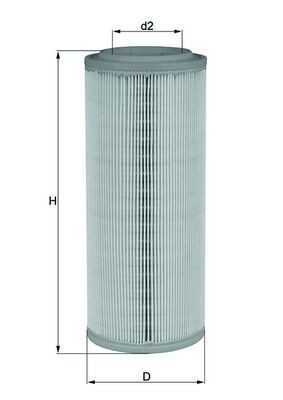 MAHLE LX 2682 Filtru aer foto