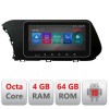 Navigatie HHyundai I20 2020- I-i20 4+64 ecran 10.33&quot; Android Waze USB Navigatie Internet Youtube Radio CarStore Technology