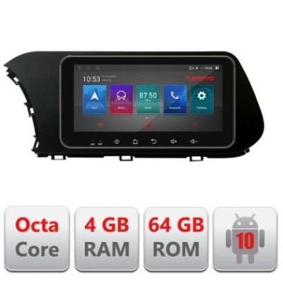 Navigatie HHyundai I20 2020- I-i20 4+64 ecran 10.33&amp;quot; Android Waze USB Navigatie Internet Youtube Radio CarStore Technology foto
