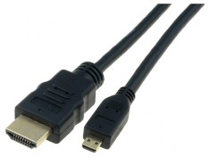 Cablu HDMI 1.4 la Micro HDMI 1m Negru foto