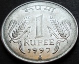 Cumpara ieftin Moneda 1 RUPIE, INDIA, anul 1992 *cod 136 - MONETARIA MEXICO / RARA O.M., Asia