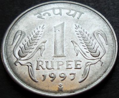 Moneda 1 RUPIE, INDIA, anul 1992 *cod 136 - MONETARIA MEXICO / RARA O.M. foto