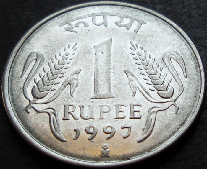 Moneda 1 RUPIE, INDIA, anul 1992 *cod 136 - MONETARIA MEXICO / RARA O.M.