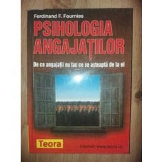 Psihologia angajatilor- Ferdinand F. Fournies