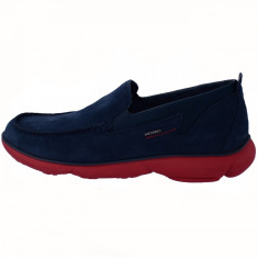 Mocasini barbati, din piele naturala, marca Geox, U82D7D-C0200-42-06, bleumarin 40 foto