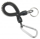 Carabina cu cablu elastic si inel pentru chei, accesorii etc