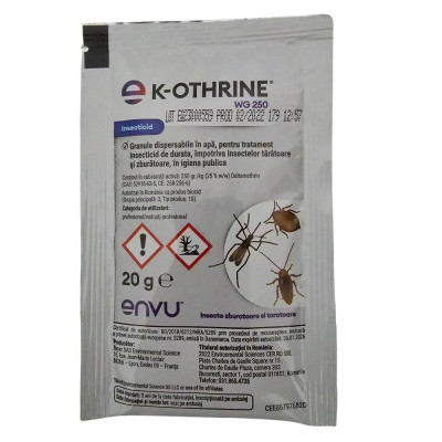 Insecticid K-Othrine WG 250 20g foto