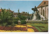 CPI B 11432 CARTE POSTALA - CLUJ . STATUIA LUI MATEI CORVIN, Circulata, Fotografie