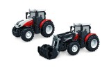Tractor agricol cu radiocomanda RS Toys, cu 4 functii, lumini, scara 1:24