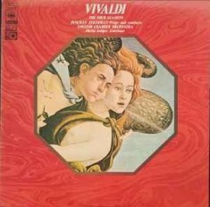 Vinil LP # &quot;Japan Press&quot; Pinchas Zukerman Plays And Conducts Antonio Vivaldi, English Chamber Orchestra &lrm;&ndash; The Four Seasons - Quadraphonic - (EX)