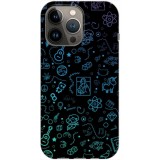 Husa compatibila cu Apple iPhone 13 Pro Max model Neon Art, Silicon, TPU, Viceversa, Transparent, Carcasa