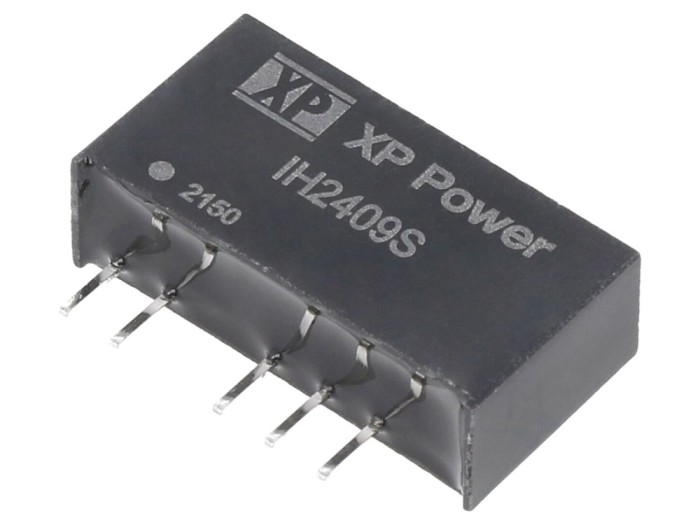 Convertor DC/DC 24V la 9V/-9V, 2W SIP