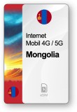 ESIM Internet Mongolia, valabil 30 zile, trafic 10 GB, Standard