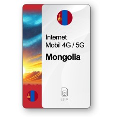 eSIM Internet Mongolia, valabil 7 zile, trafic 1 GB, Standard